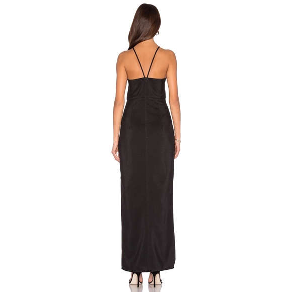 REVOLVE Lumier Between The Lines Halter Maxi Dress - Picture 3 of 4